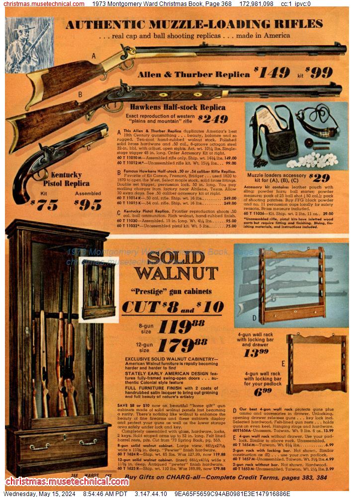 1973 Montgomery Ward Christmas Book, Page 368