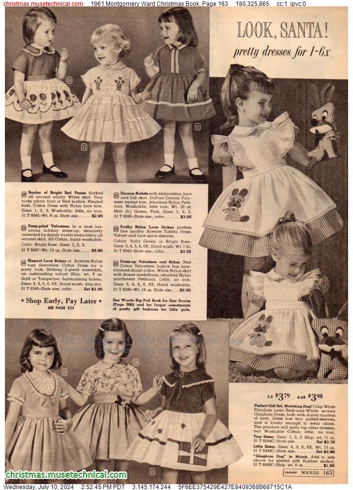 1961 Montgomery Ward Christmas Book, Page 163