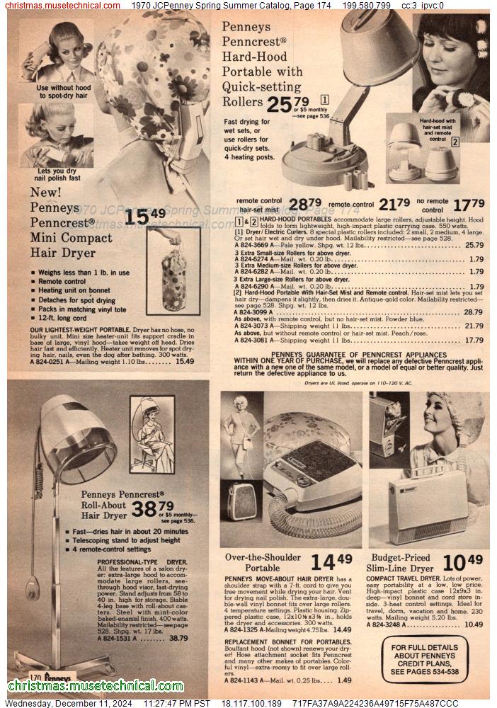 1970 JCPenney Spring Summer Catalog, Page 174