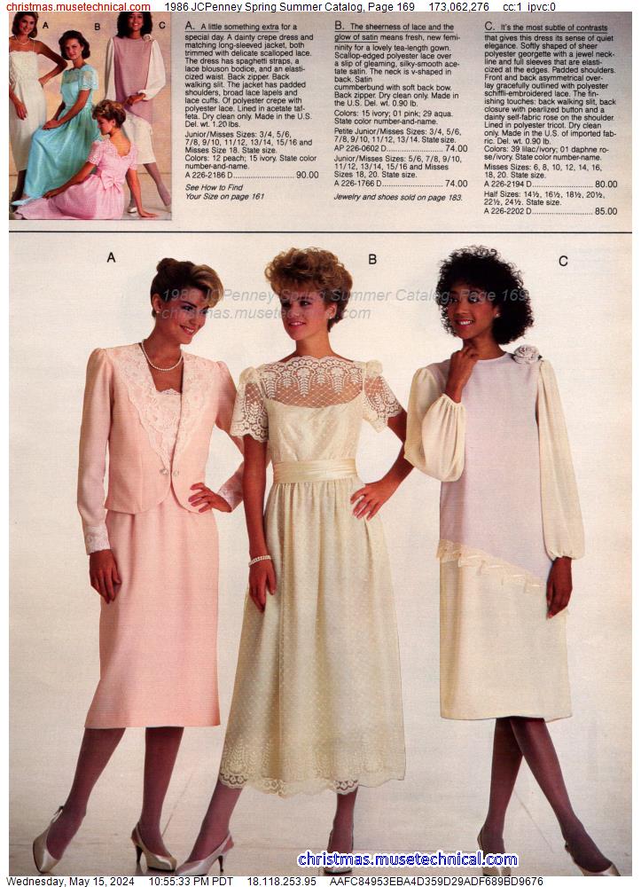 1986 JCPenney Spring Summer Catalog, Page 169
