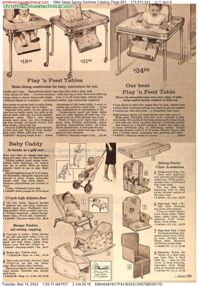 1964 Sears Spring Summer Catalog, Page 581