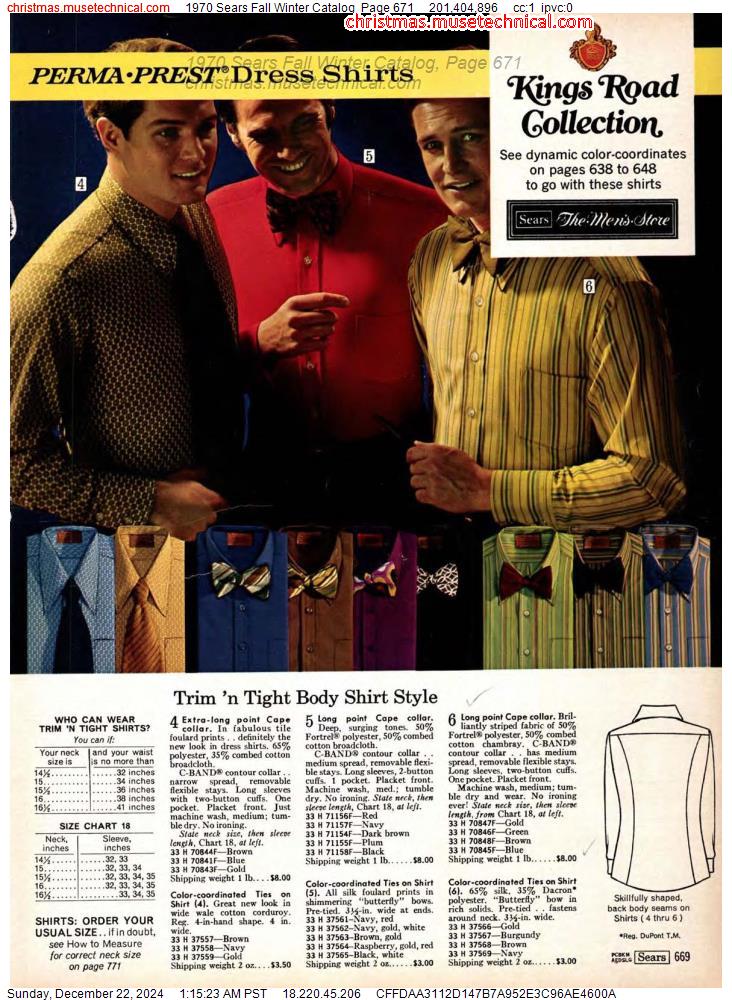 1970 Sears Fall Winter Catalog, Page 671