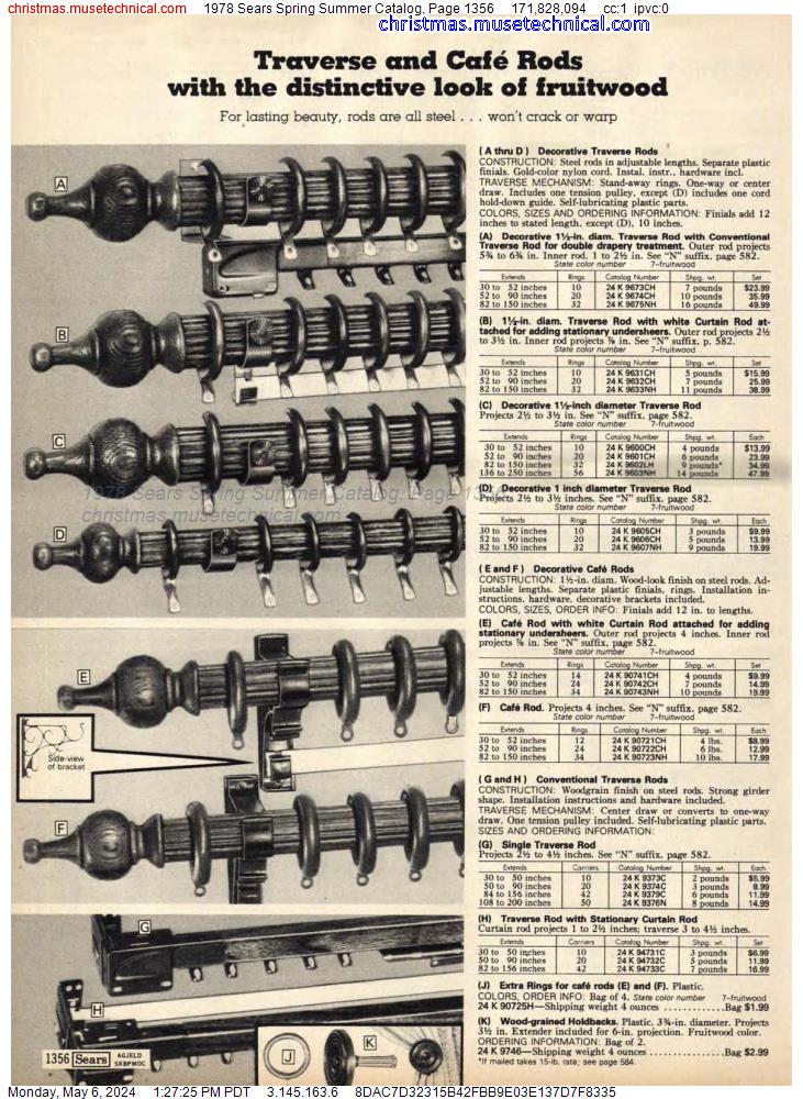 1978 Sears Spring Summer Catalog, Page 1356