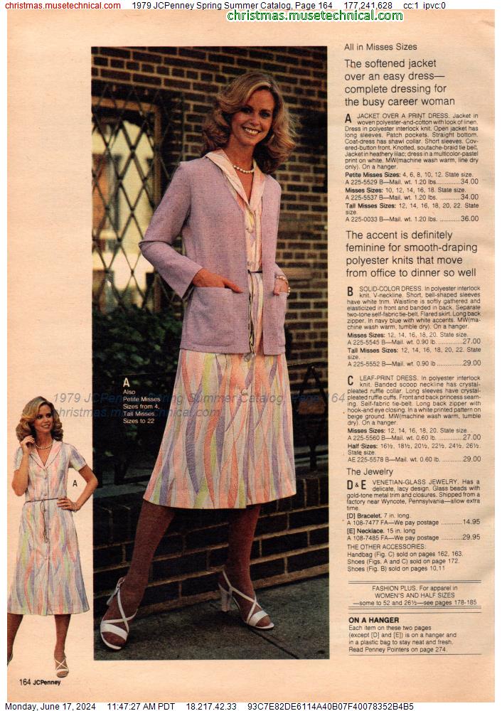 1979 JCPenney Spring Summer Catalog, Page 164
