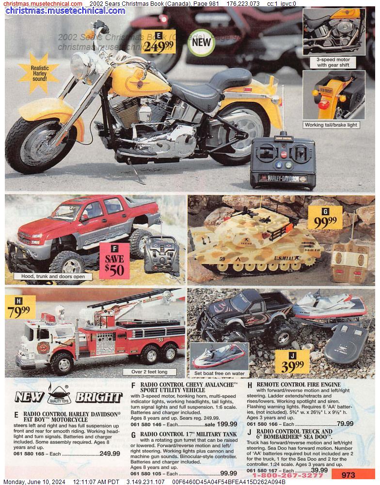 2002 Sears Christmas Book (Canada), Page 981