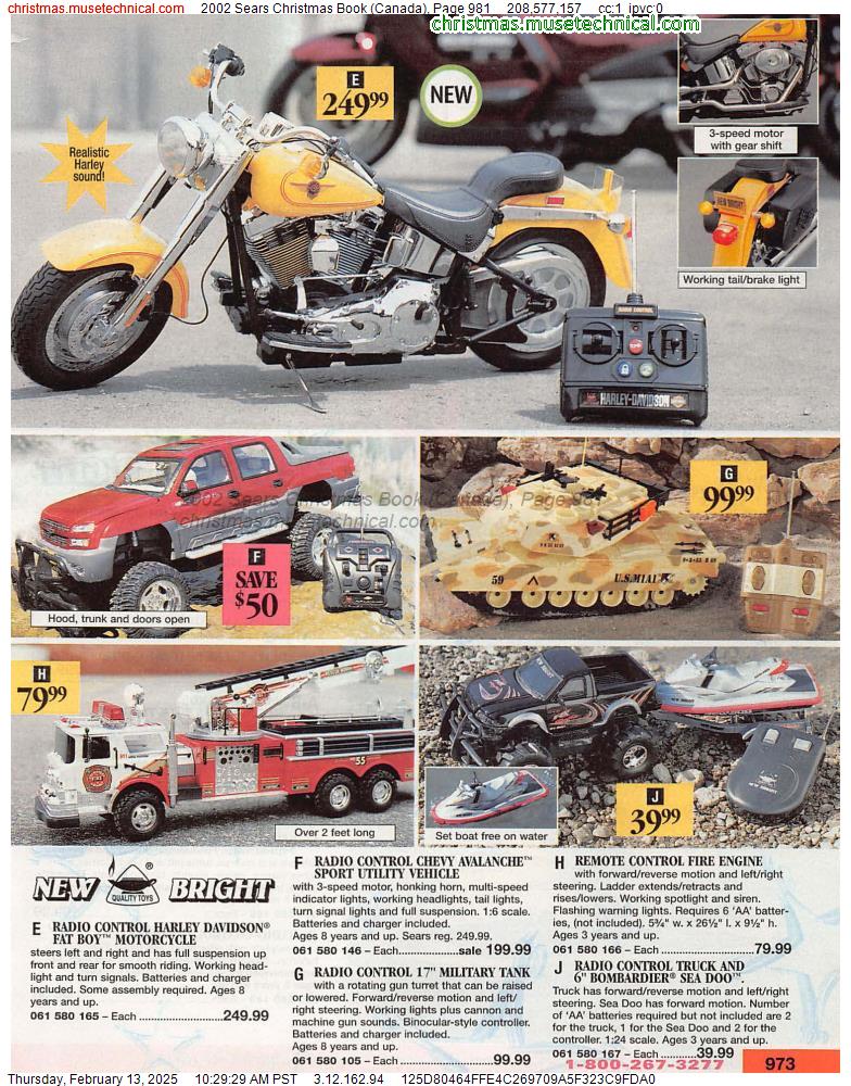 2002 Sears Christmas Book (Canada), Page 981