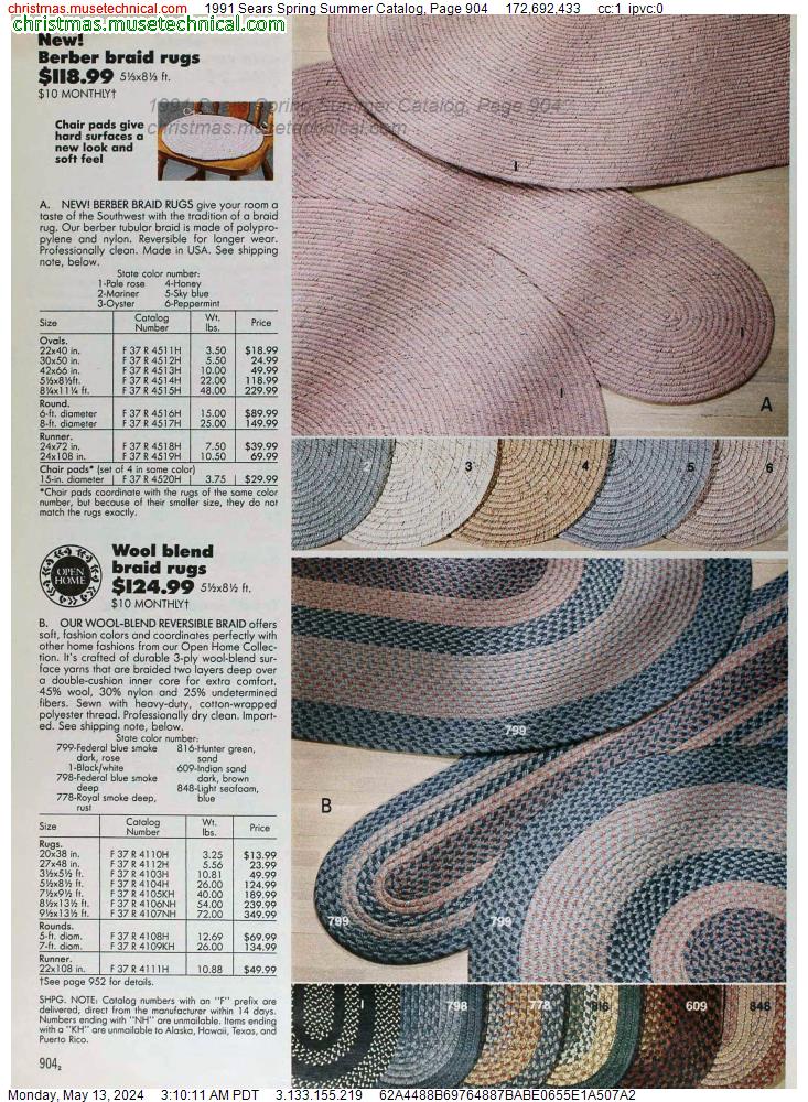 1991 Sears Spring Summer Catalog, Page 904