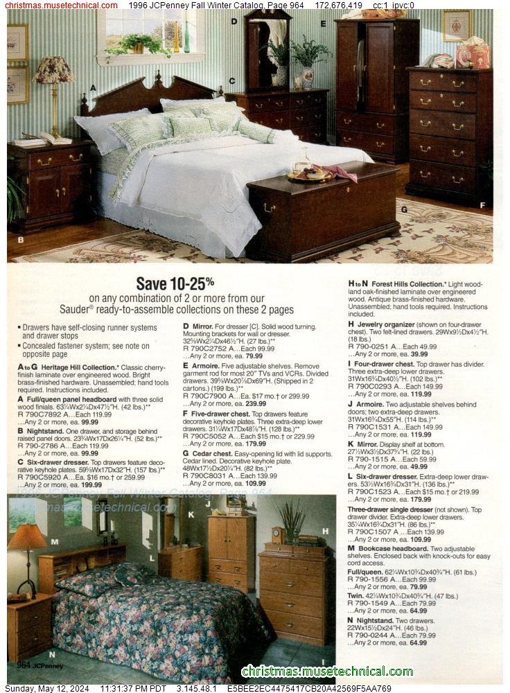 1996 JCPenney Fall Winter Catalog, Page 964