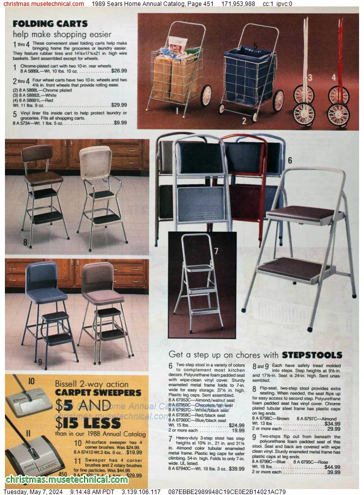 1989 Sears Home Annual Catalog, Page 451