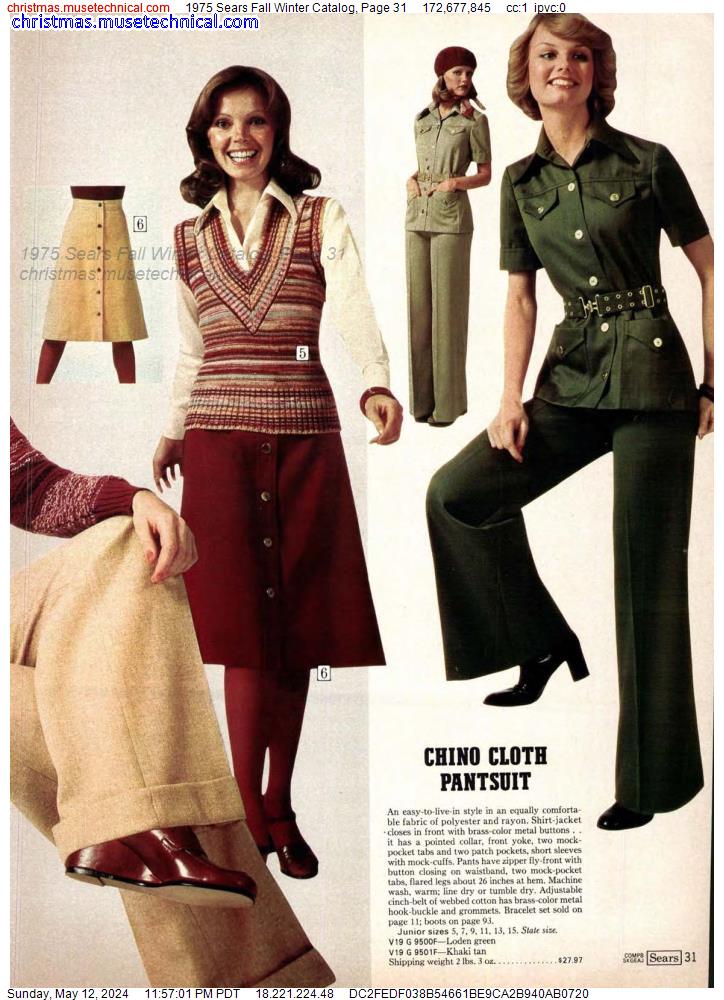 1975 Sears Fall Winter Catalog, Page 31