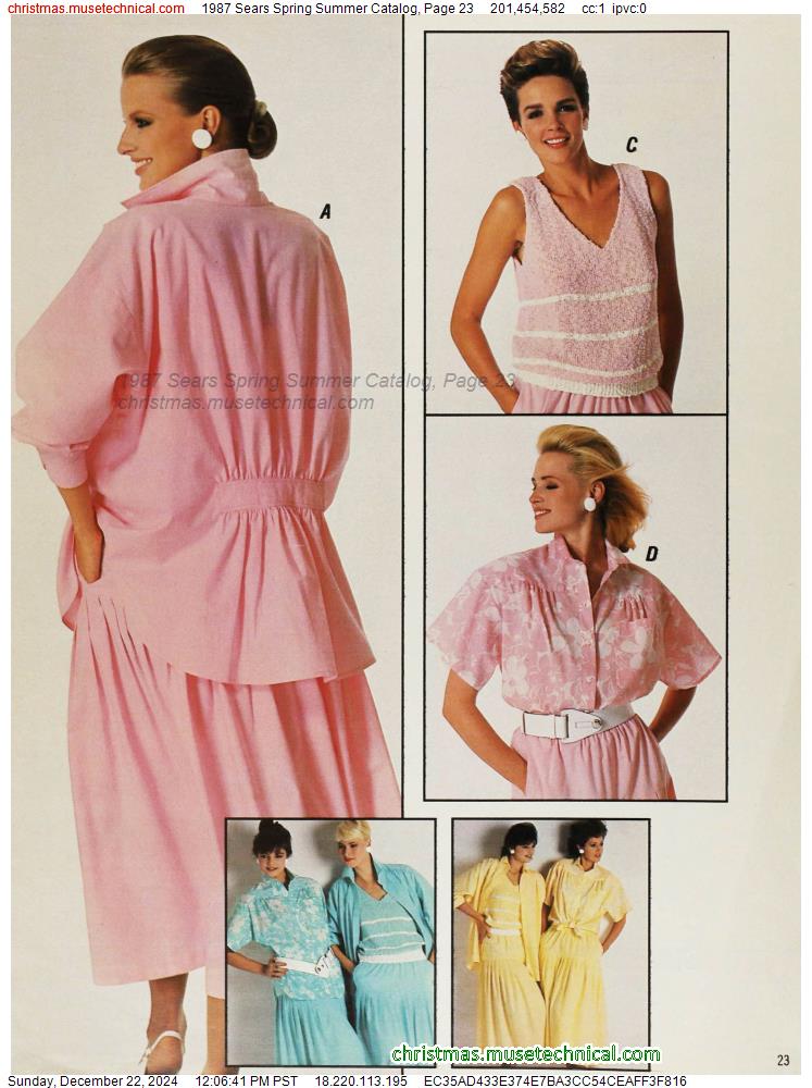 1987 Sears Spring Summer Catalog, Page 23