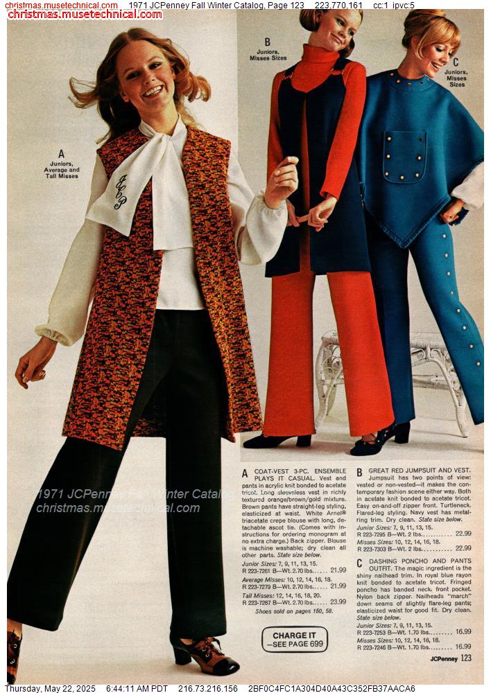 1971 JCPenney Fall Winter Catalog, Page 123