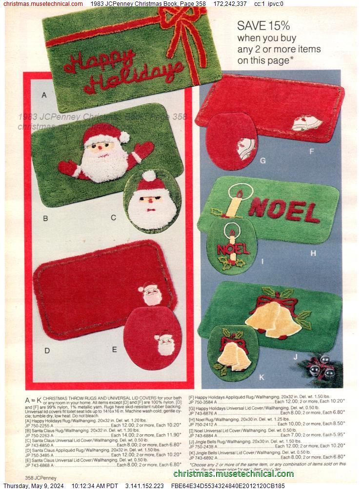 1983 JCPenney Christmas Book, Page 358
