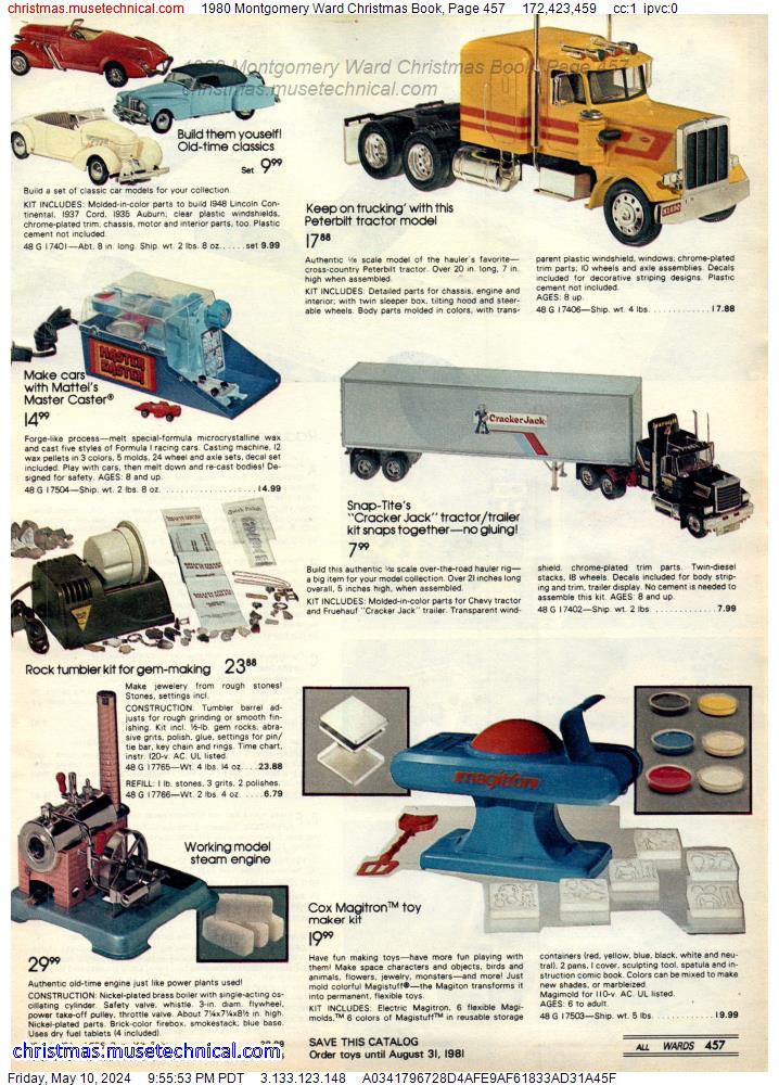 1980 Montgomery Ward Christmas Book, Page 457
