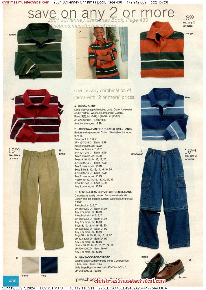 2001 JCPenney Christmas Book, Page 430