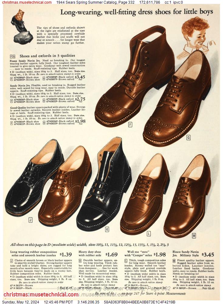 1944 Sears Spring Summer Catalog, Page 332