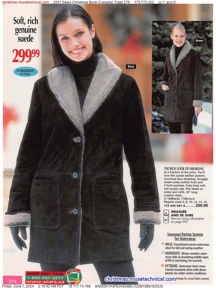 2001 Sears Christmas Book (Canada), Page 276