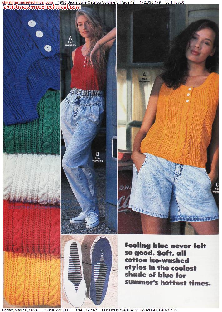1990 Sears Style Catalog Volume 3, Page 42