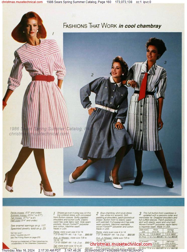 1986 Sears Spring Summer Catalog, Page 160