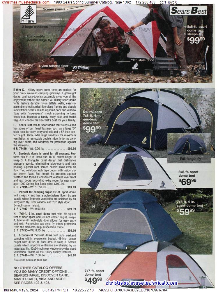 1993 Sears Spring Summer Catalog, Page 1362