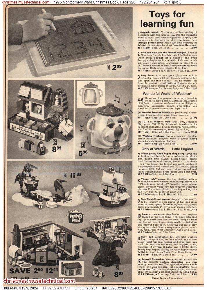 1975 Montgomery Ward Christmas Book, Page 320
