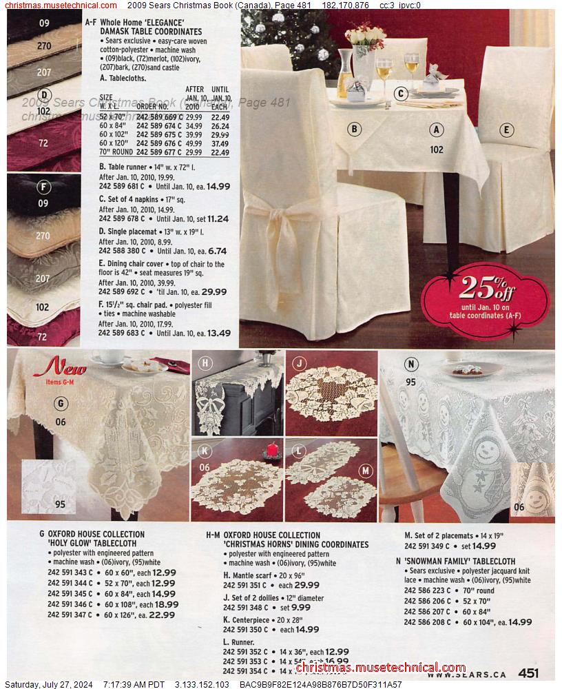 2009 Sears Christmas Book (Canada), Page 481