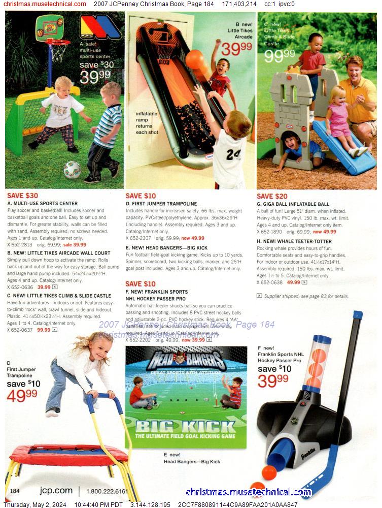 2007 JCPenney Christmas Book, Page 184