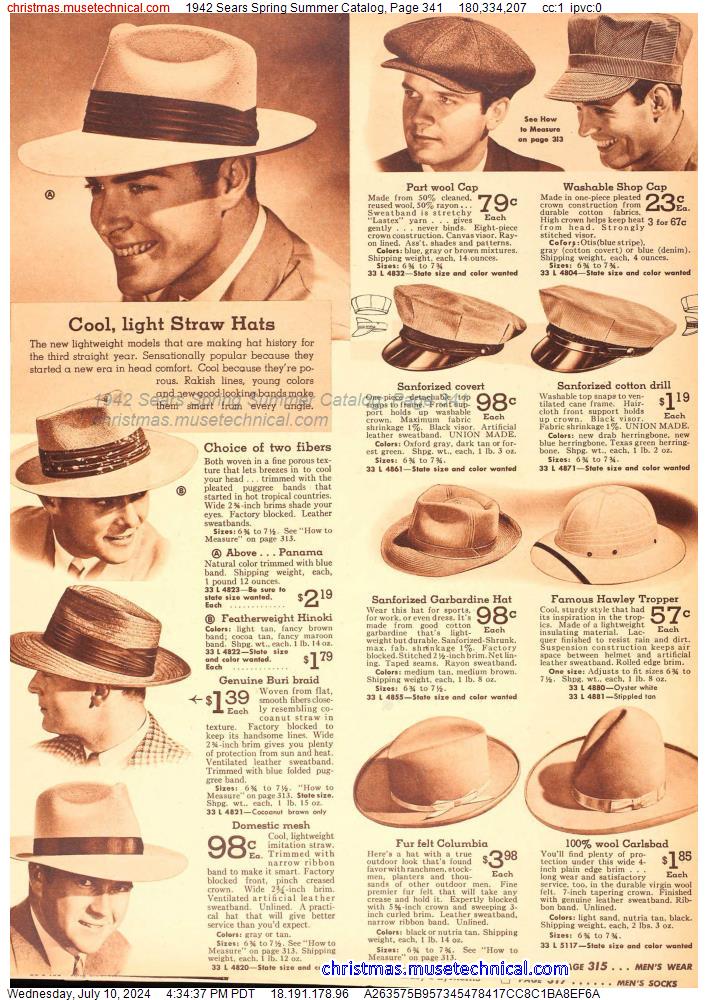 1942 Sears Spring Summer Catalog, Page 341