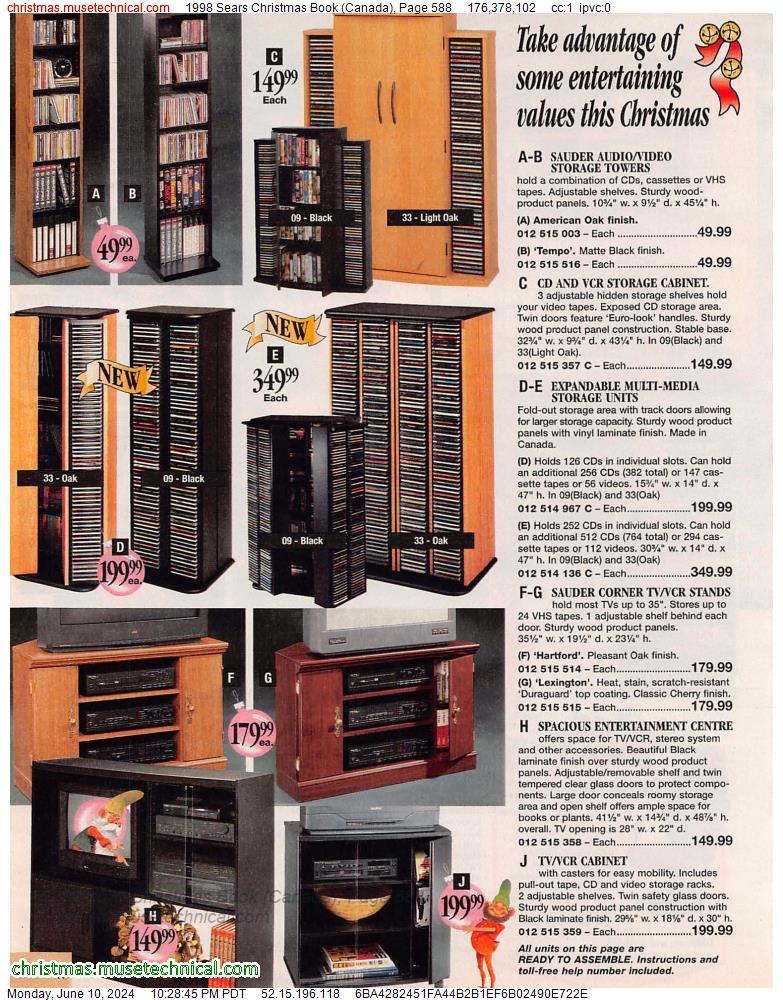 1998 Sears Christmas Book (Canada), Page 588