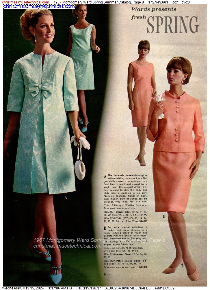 1967 Montgomery Ward Spring Summer Catalog, Page 8