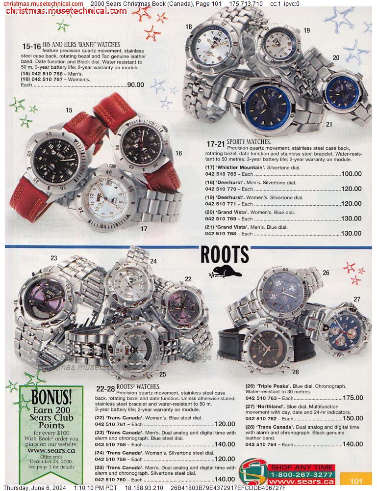 2000 Sears Christmas Book (Canada), Page 101