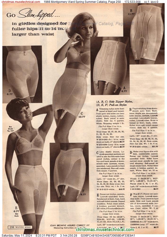 1966 Montgomery Ward Spring Summer Catalog, Page 258