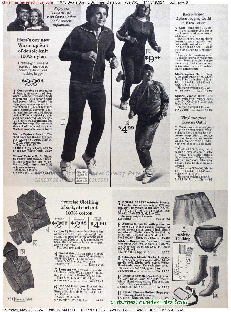 1973 Sears Spring Summer Catalog, Page 755