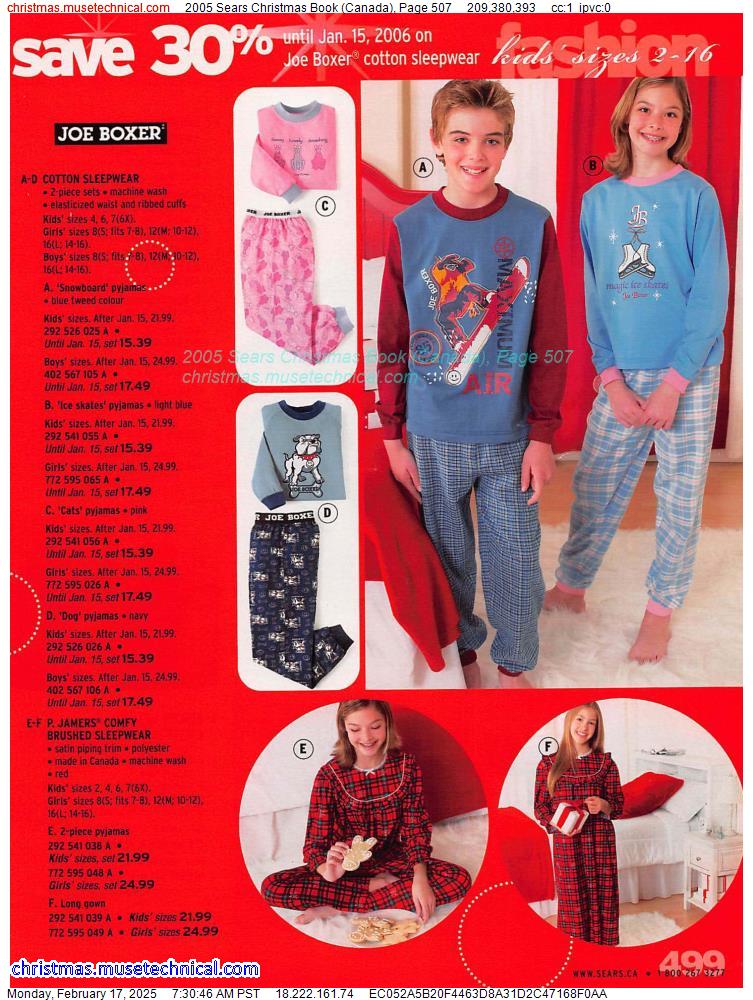 2005 Sears Christmas Book (Canada), Page 507