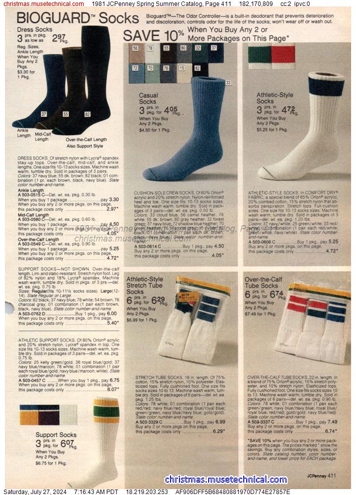 1981 JCPenney Spring Summer Catalog, Page 411