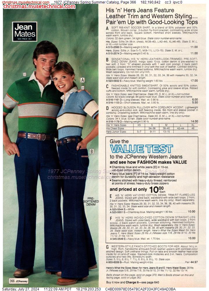 1977 JCPenney Spring Summer Catalog, Page 366