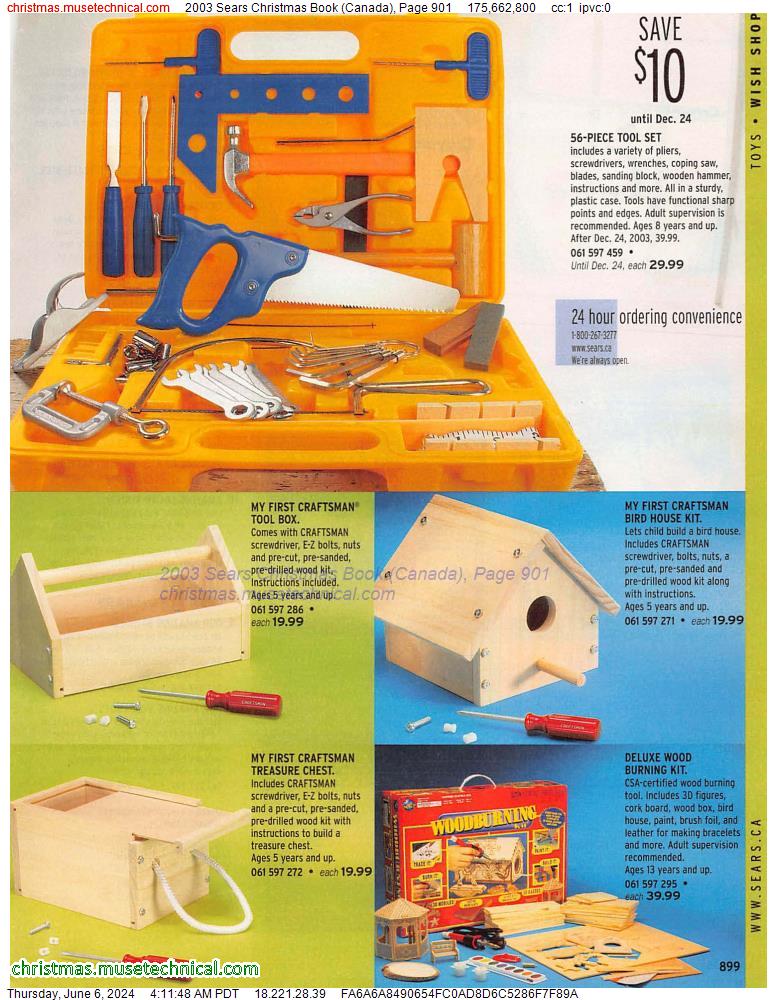 2003 Sears Christmas Book (Canada), Page 901