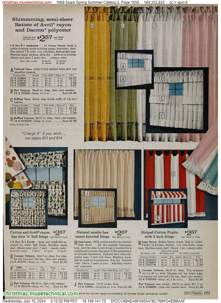 1968 Sears Spring Summer Catalog 2, Page 1555
