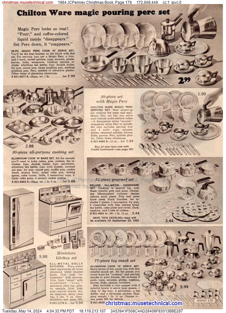 1964 JCPenney Christmas Book, Page 179