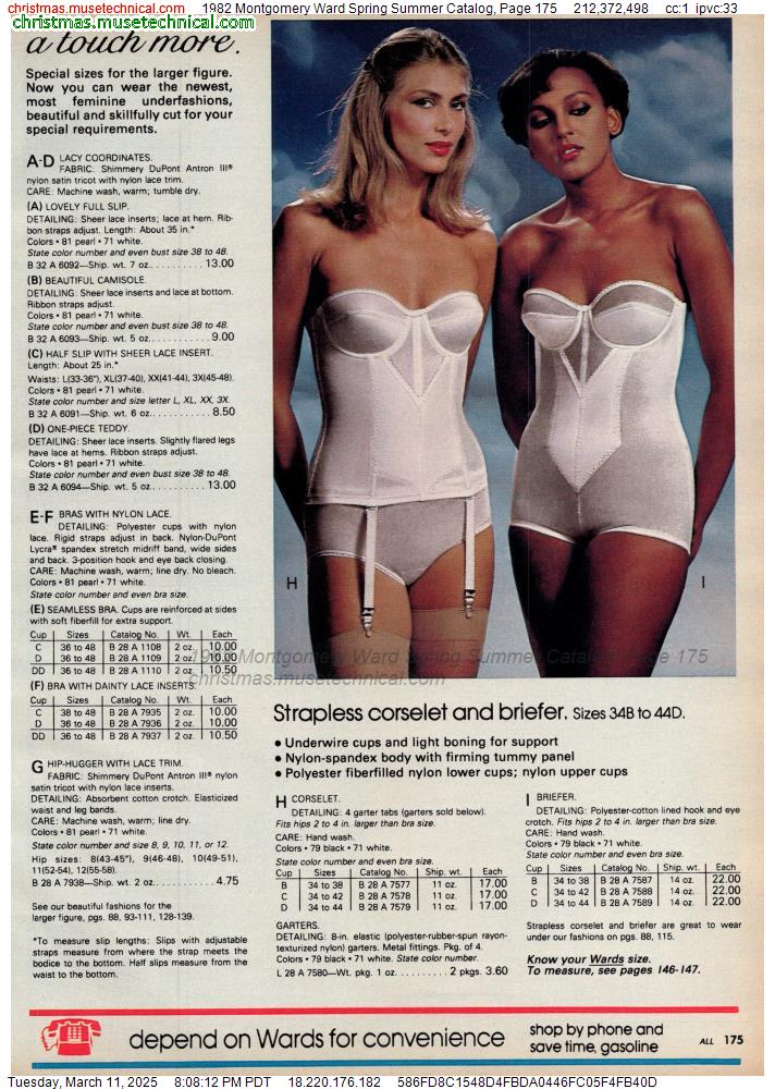 1982 Montgomery Ward Spring Summer Catalog, Page 175