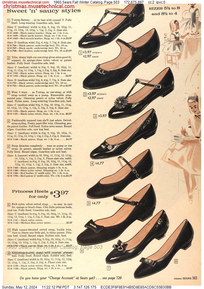 1960 Sears Fall Winter Catalog, Page 503