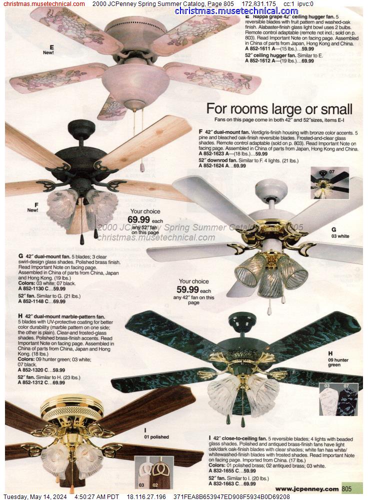 2000 JCPenney Spring Summer Catalog, Page 805