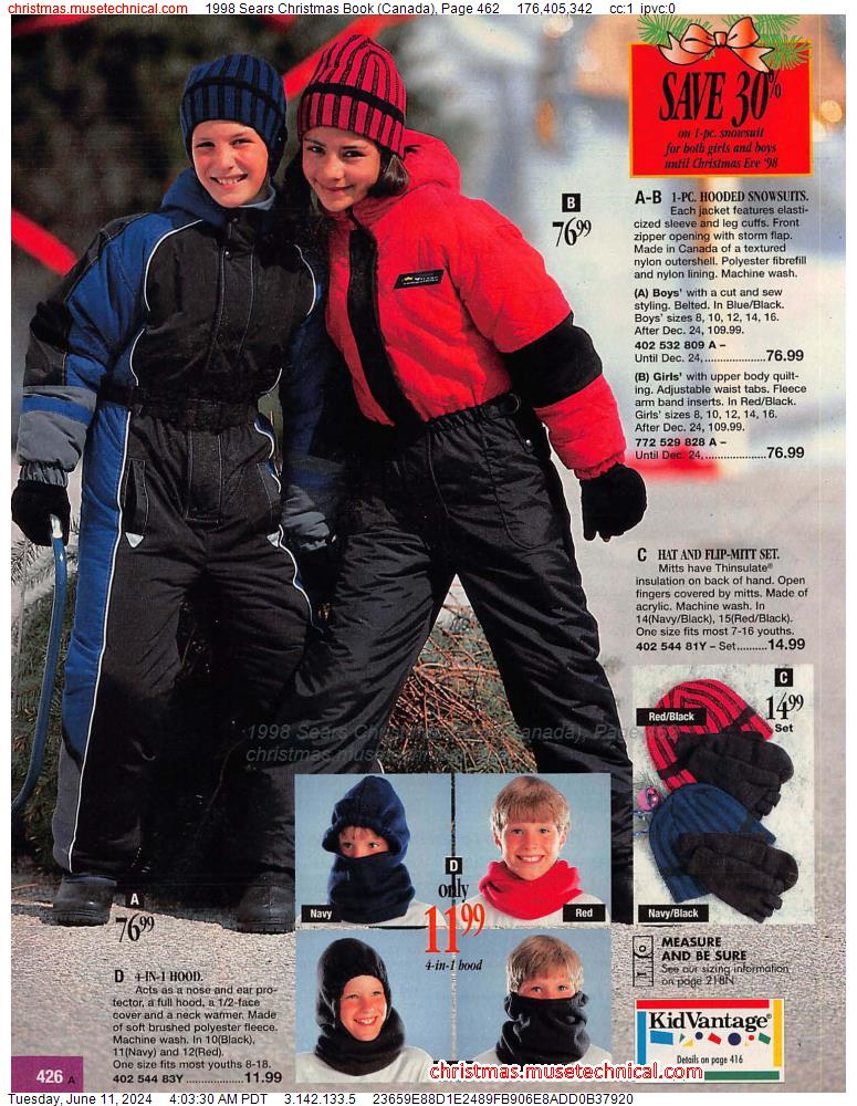 1998 Sears Christmas Book (Canada), Page 462