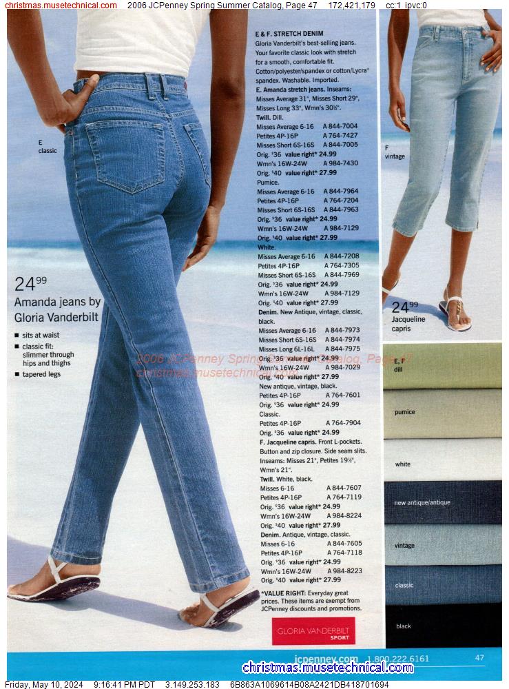 2006 JCPenney Spring Summer Catalog, Page 47