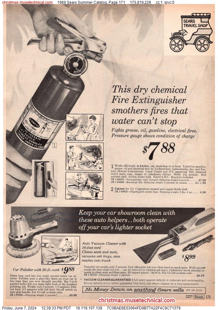 1969 Sears Summer Catalog, Page 171