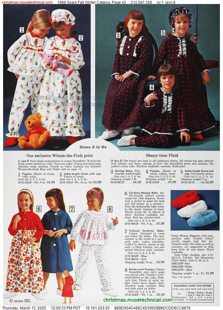 1966 Sears Fall Winter Catalog, Page 42