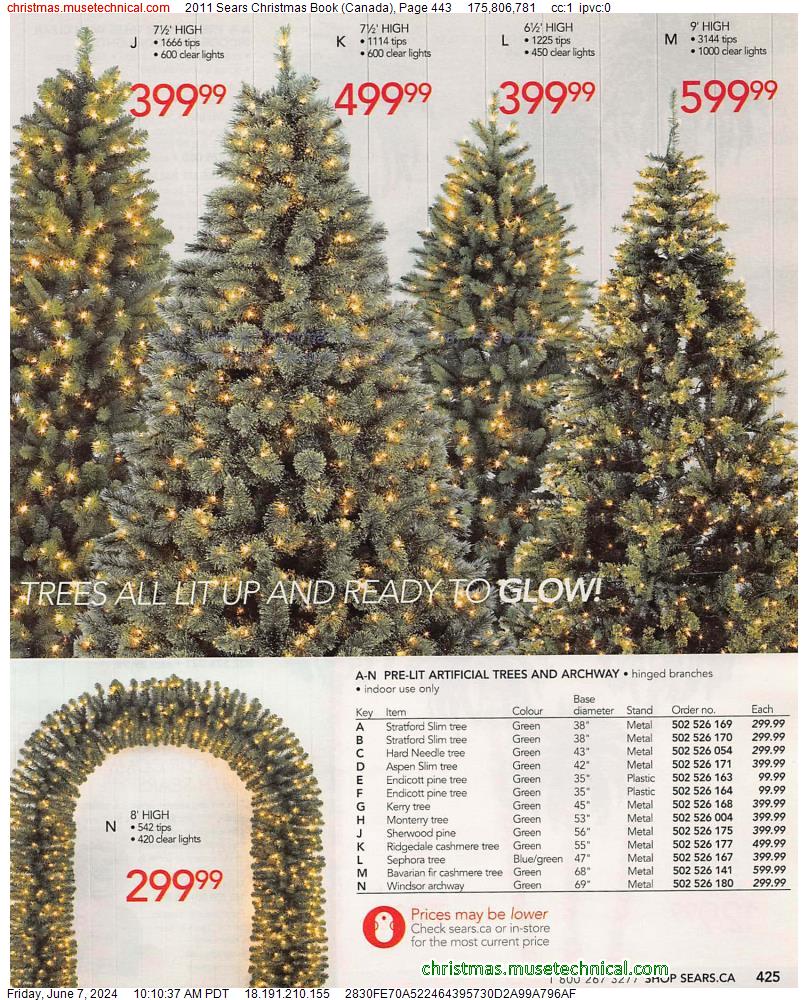 2011 Sears Christmas Book (Canada), Page 443