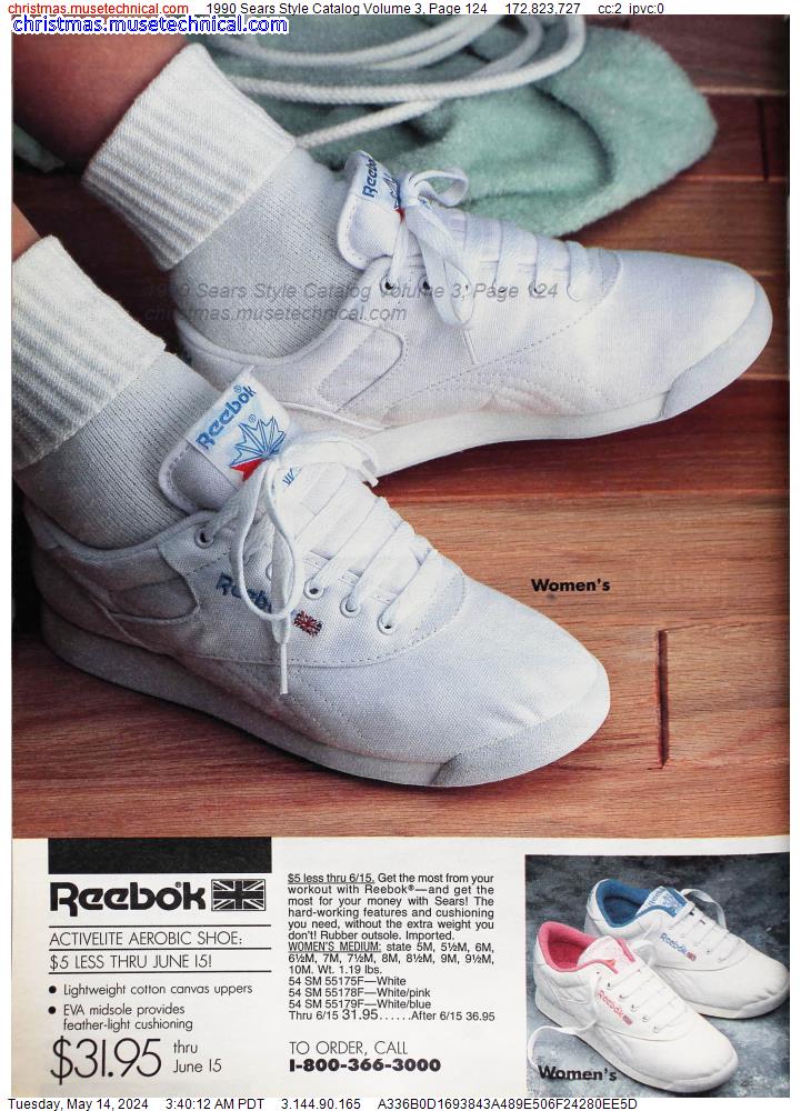 1990 Sears Style Catalog Volume 3, Page 124