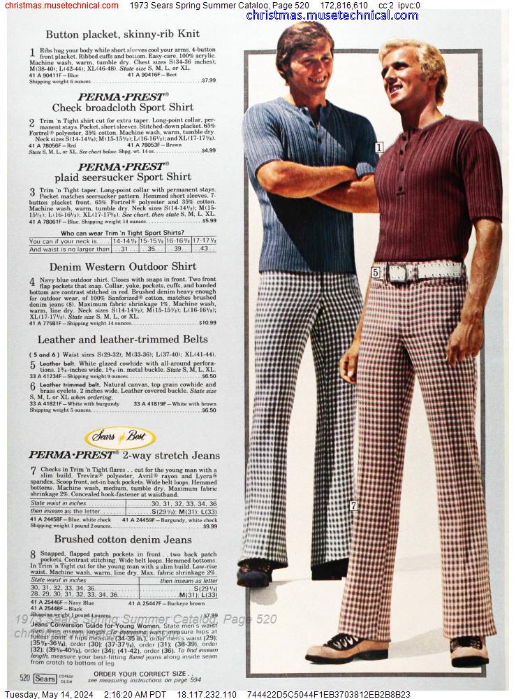 1973 Sears Spring Summer Catalog, Page 520