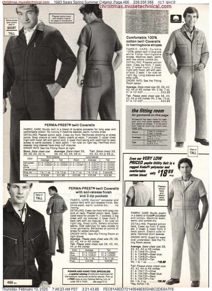 1983 Sears Spring Summer Catalog, Page 466